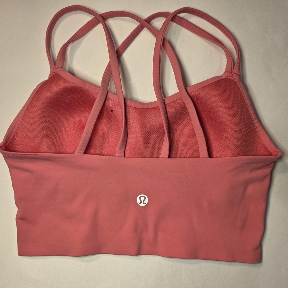 Lulu Lemon Pink Double Strap Bralette - Picture 4 of 4